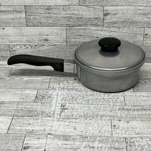 Vintage Kitchen Craft Cast Aluminum‎ 1 Qt Saucepan With Lid Model 2261